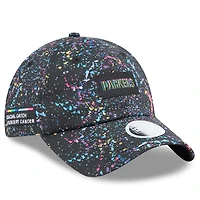 Women's New Era  Black Green Bay Packers 2025 NFL Crucial Catch Pony Tail Adjustable Hat