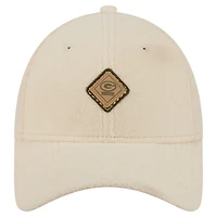 Casquette ajustable confortable 9FORTY crème New Era pour femme des Green Bay Packers