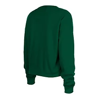 T-shirt thermique court à manches longues New Era Green Bay Packers Sport Night pour femme