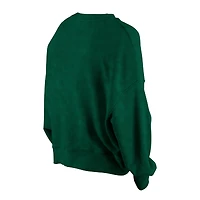 Women's New Era Green Bay Packers Throwback Boxy Sweatshirt