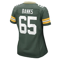 Maillot Nike Aaron Banks Green Bay Packers Team Game pour femme