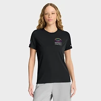 Women's Nike Black Green Bay Packers 2025 NFL Crucial Catch Tri-Blend Dri-FIT T-Shirt