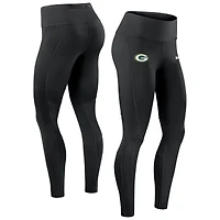 Women's Nike Black Green Bay Packers Primetime Epic Fast Dri-FIT Leggings
