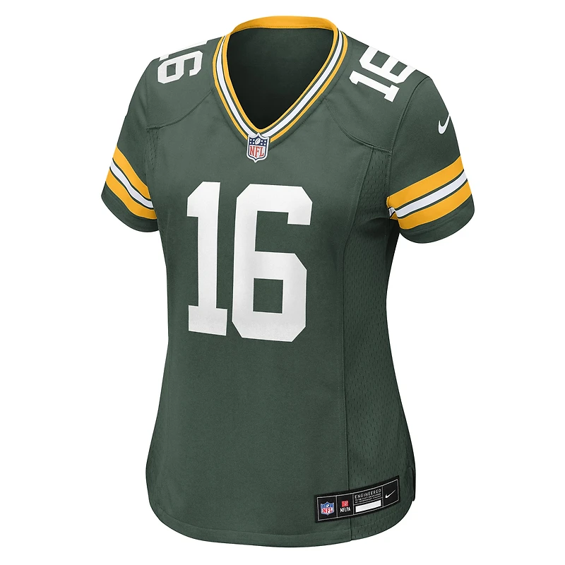 Maillot de match Nike Bo Melton Green des Bay Packers pour femme