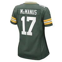 Maillot Nike Brandon McManus vert pour femme des Green Bay Packers