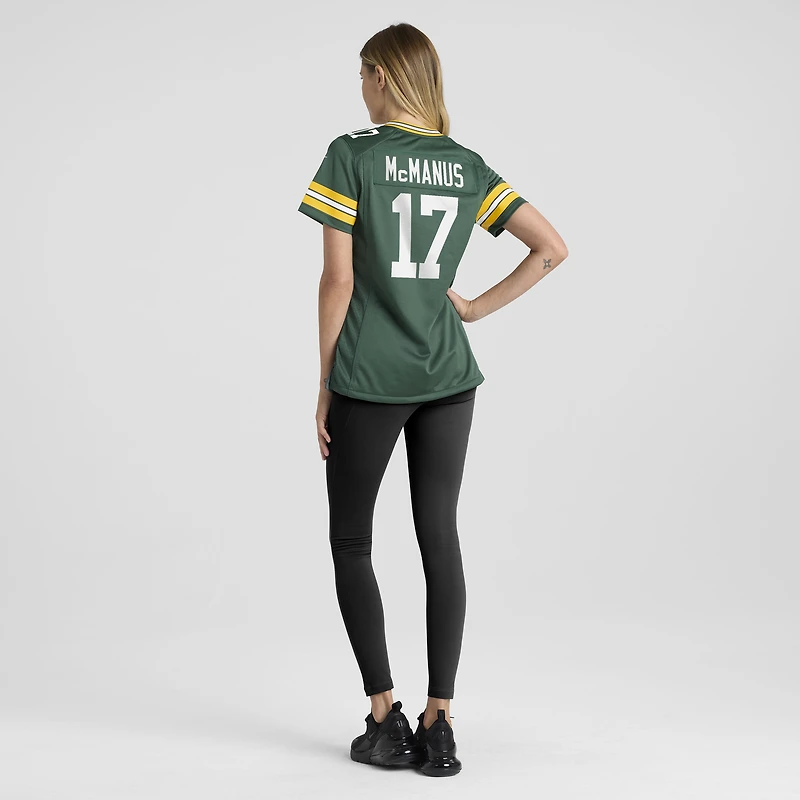 Women's Nike Brandon McManus Green Bay Packers Team Game Jersey