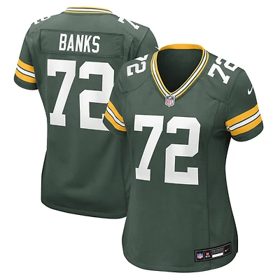 Women's Nike Brant Banks  Green Bay Packers Team Game Jersey