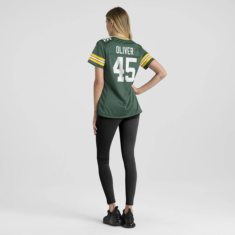 Women's Nike Collin Oliver  Green Bay Packers Team Game Jersey