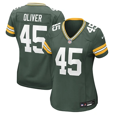 Women's Nike Collin Oliver  Green Bay Packers Team Game Jersey