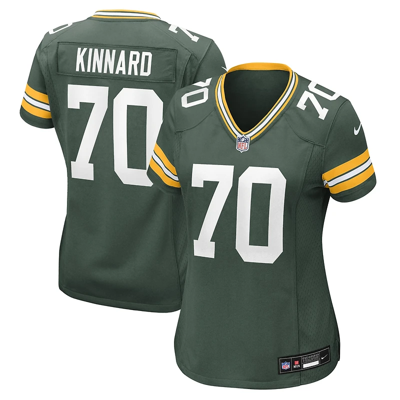 Women's Nike Darian Kinnard Green Bay Packers Team Game Jersey