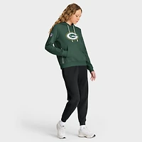Women's Nike Green Bay Packers 2025 Sideline Standard Issue Initial Home Dri-FIT Hoodie
