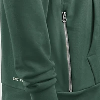 Women's Nike Green Bay Packers 2025 Sideline Standard Issue Initial Home Dri-FIT Hoodie