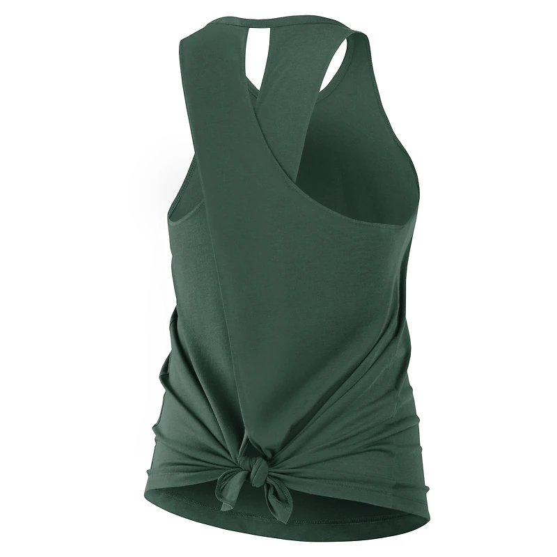 Women's Nike Green Bay Packers  Crossback Performance Tank Top