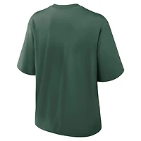 Women's Nike Green Bay Packers Essential Script Relaxed Boxy T-Shirt
