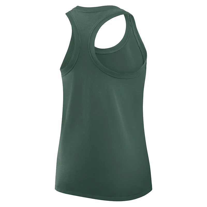 Women's Nike Green Bay Packers Hurry Up Tri-Blend Dri-FIT Tank Top