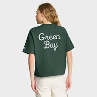 Women's Nike Green Bay Packers Rewind Pocket Boxy T-Shirt