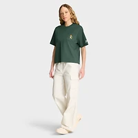 Women's Nike Green Bay Packers Rewind Pocket Boxy T-Shirt