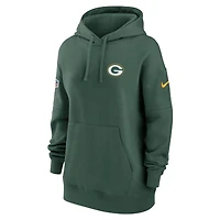Nike Green Bay Packers Sideline Club Fleece Sweat à capuche pour femme Vert