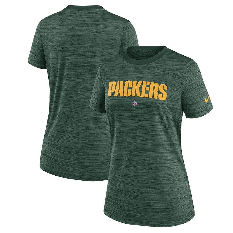 Women's Nike Green Bay Packers Sideline Performance T-Shirt