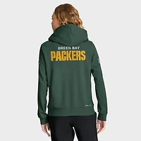 Sweat à capuche Nike Dri-FIT pour femme, vert, avec initiales standard, des Packers de Green Bay