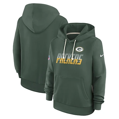 Women's Nike Green Bay Packers Sideline Standard Issue Dri-FIT Hoodie