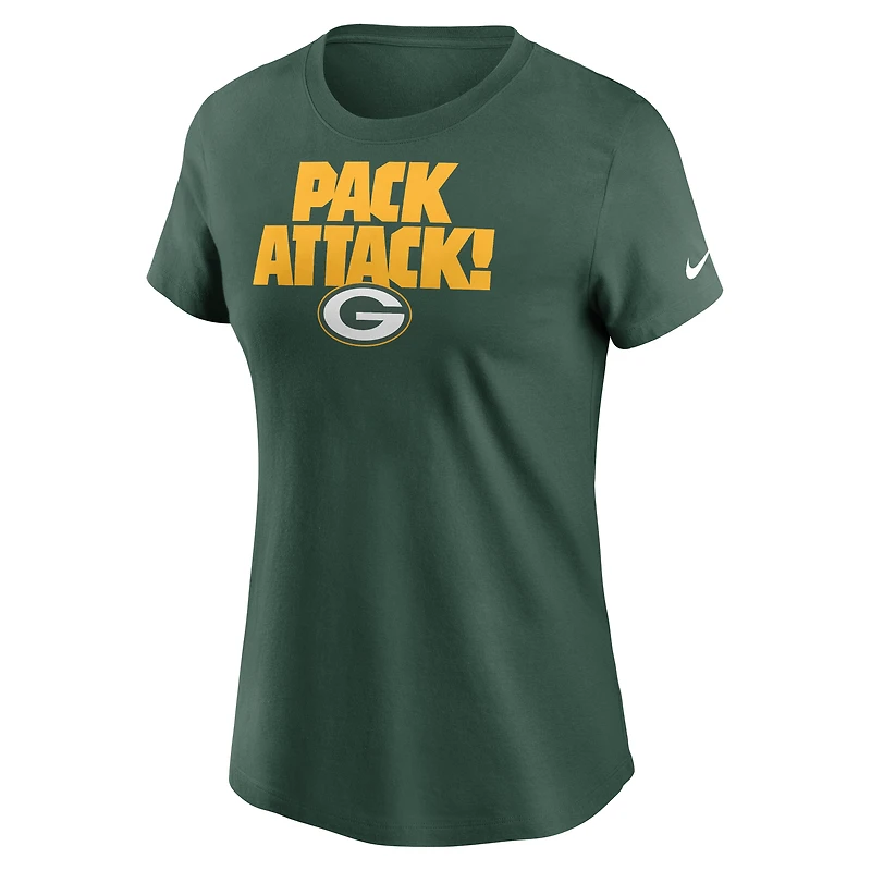 T-shirt Nike vert pour femme des Green Bay Packers Winning Dreams