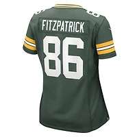 Maillot Nike John FitzPatrick Green pour femme, équipe des Bay Packers