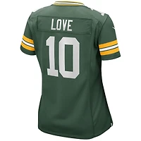 Women's Nike Jordan Love Navy Green Bay Packers The 1923 Classic Game Jersey