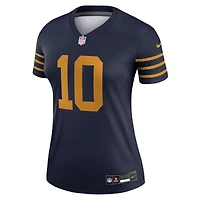 Haut Nike Jordan Love Navy pour femme des Packers de Green Bay The 1923 Classic Legend Player Dri-FIT