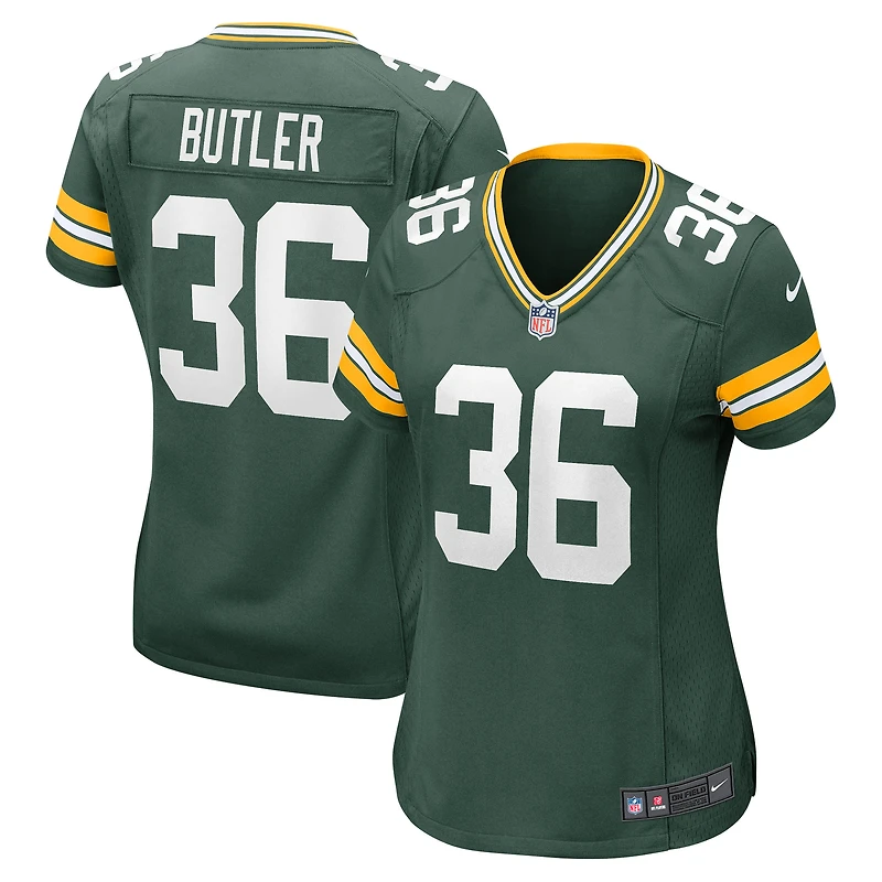 Maillot de match joueur retraité Nike LeRoy Butler Green Bay Packers pour femme