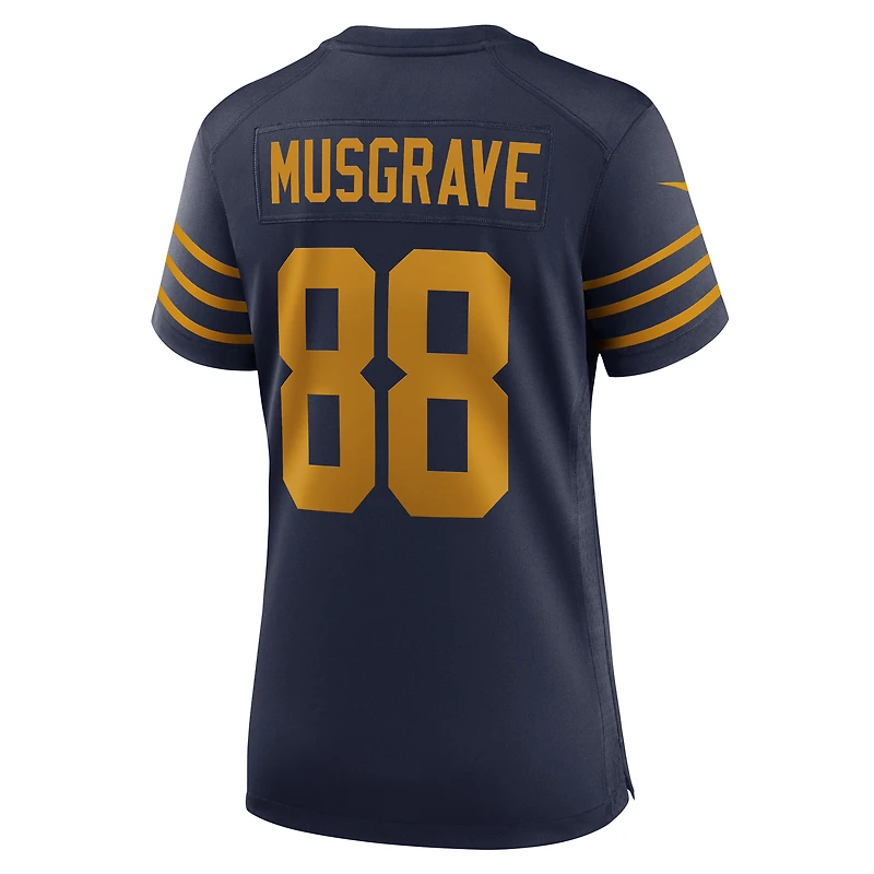 Women's Nike Luke Musgrave Navy Green Bay Packers The 1923 Classic Game Jersey