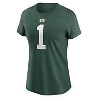 T-shirt Nike Micah Parsons pour femme, vert, avec nom et numéro des Green Bay Packers