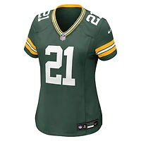 Maillot Nike Nate Hobbs Green pour femme, équipe des Packers de Bay