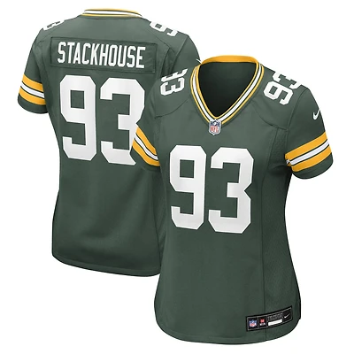 Maillot Nike Nazir Stackhouse vert pour femme des Green Bay Packers