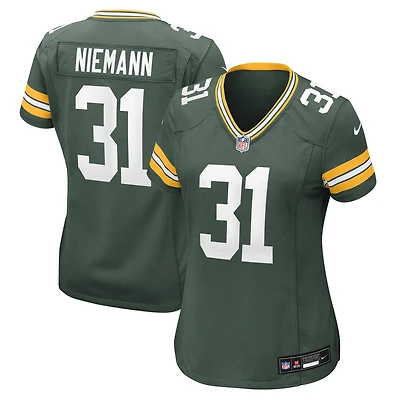 Women's Nike Nick Niemann  Green Bay Packers Team Game Jersey