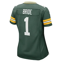 Women's Nike Number 1 Bride Green Bay Packers Game Jersey