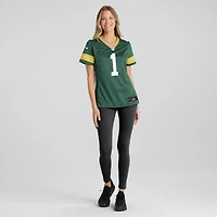 Women's Nike Number 1 Bride Green Bay Packers Game Jersey