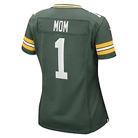 Maillot de match Nike numéro 1 Mom Green Bay Packers pour femme