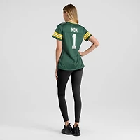 Maillot de match Nike numéro 1 Mom Green Bay Packers pour femme