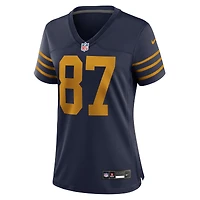 Maillot Nike Romeo Doubs bleu marine pour femme des Packers de Green Bay, édition 1923