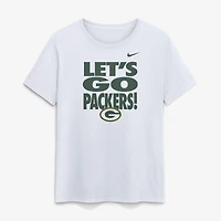 Women's Nike White Green Bay Packers Primetime T-Shirt