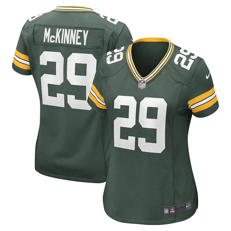 Women's Nike Xavier McKinney Green Bay Packers Team Game Jersey