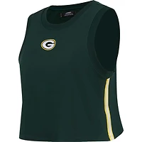 Débardeur court classique Pro Standard Green Bay Packers Ombre Wordmark pour femmes