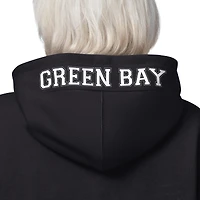 Sweat à capuche zippé Starter Black 4th Down des Green Bay Packers pour femme