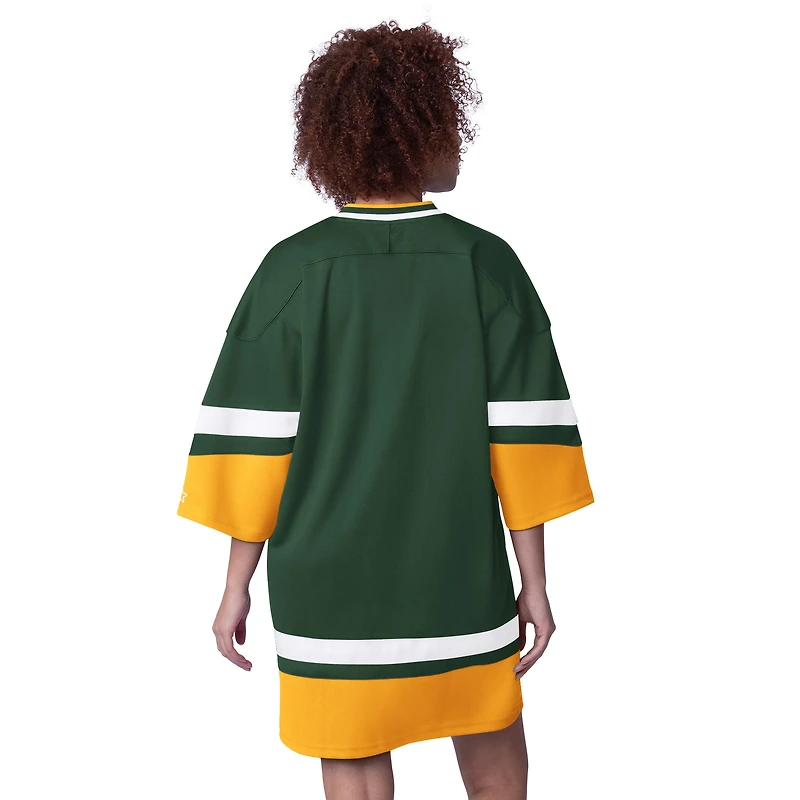 Robe de sport à manches 3/4 Slap Shot pour femme Green Bay Packers Starter