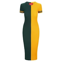 Women's STAUD  Green/Gold Green Bay Packers Colleen Dress