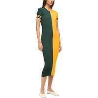 Women's STAUD  Green/Gold Green Bay Packers Colleen Dress