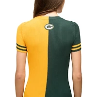 Robe Colleen STAUD verte/dorée pour femme des Packers de Green Bay