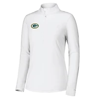 Veste zippée quart de tour Tommy Bahama blanche pour femme des Green Bay Packers Sport Playa Vista IslandZone