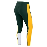 Leggings à blocs de couleurs vert/jaune des Packers Green Bay pour femmes WEAR by Erin Andrews